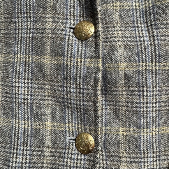 J. Crew Schoolboy Blazer Wool Blend English Tweed Size 16 Academia Preppy - Picture 3 of 15